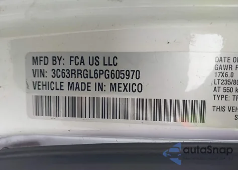 2023 Ram 3500 from USA, damaged, VIN 3C63RRGL6PG605970